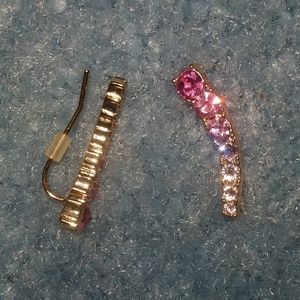 Pink Ombre Ear Crawlers